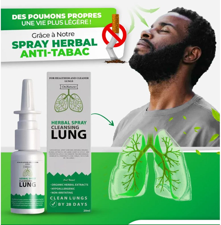 SPRAY NETTOYANT POUR POUMONS