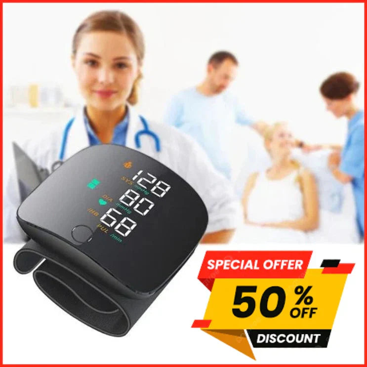 Tensiomètre Poignet Portable et Rechargeable Avec Écran LED BN